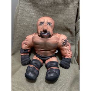 WCW Talking Goldberg 21” Bashin Brawler Wrestling Buddy Plush 1998 Toy Biz READ